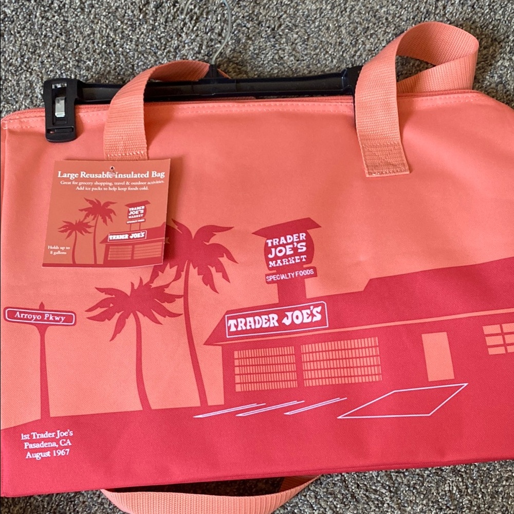 Vibrant Red Canvas Tote Bag with Durable Design